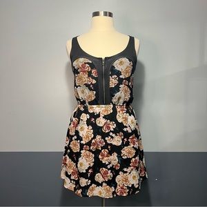 Material Girl Floral Skull Dress